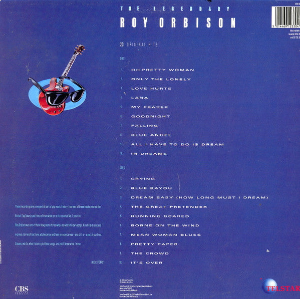 Roy Orbison - Legendary - Used Vinyl Record image 2