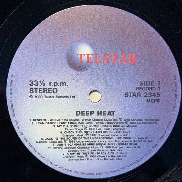Various - Deep Heat - Used Vinyl Record image 5