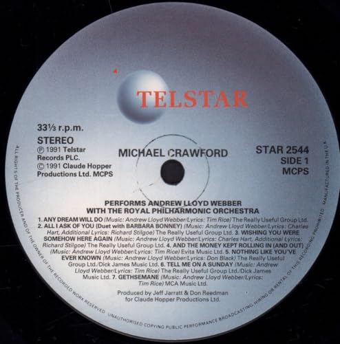 Michael Crawford - Performs Andrew Lloyd Webber - Used Vinyl Record image 4