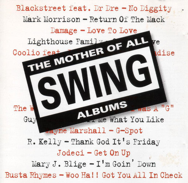 Various - Mother Of All Swing Albums - Used CD image 3