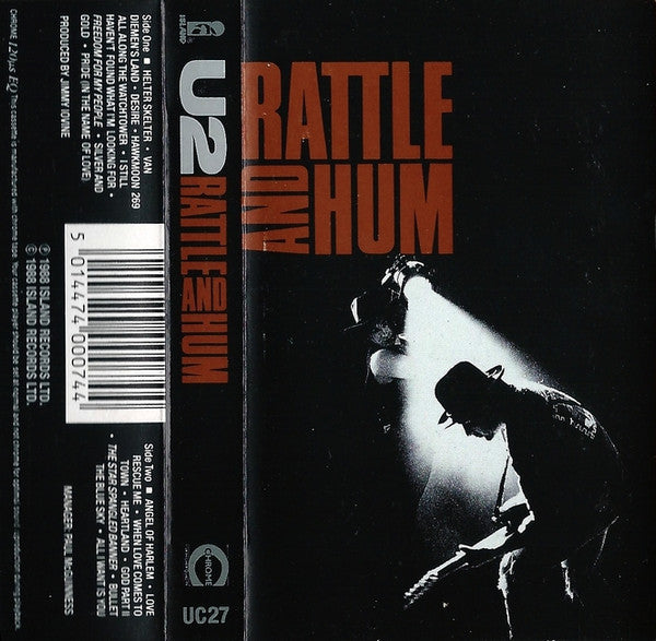 U2 - Rattle And Hum - Used Cassette image 2