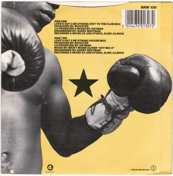 Keyman Edwards - Love's Got 2 Be Strong - Used Vinyl Record 7" image 2