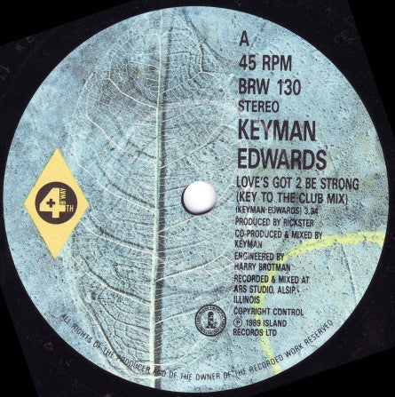 Keyman Edwards - Love's Got 2 Be Strong - Used Vinyl Record 7" image 7