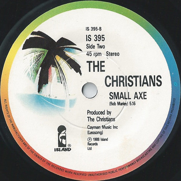 Christians - Harvest For The World - Used Vinyl Record 7" image 8