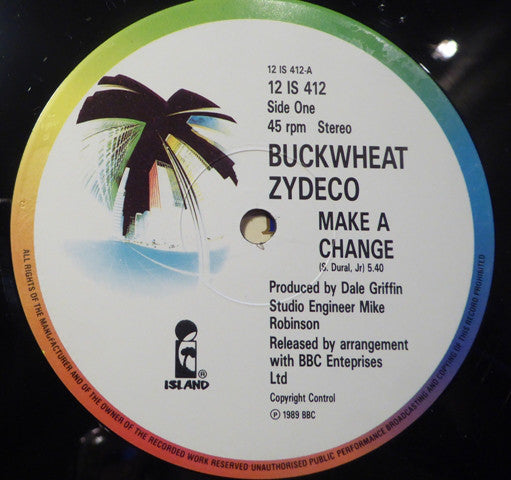 Buckwheat Zydeco - Make A Change - Used Vinyl Record 12" image 2
