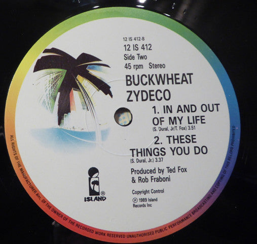 Buckwheat Zydeco - Make A Change - Used Vinyl Record 12" image 3