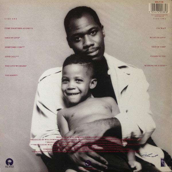 Will Downing - Come Together As One - Used Vinyl Record image 2