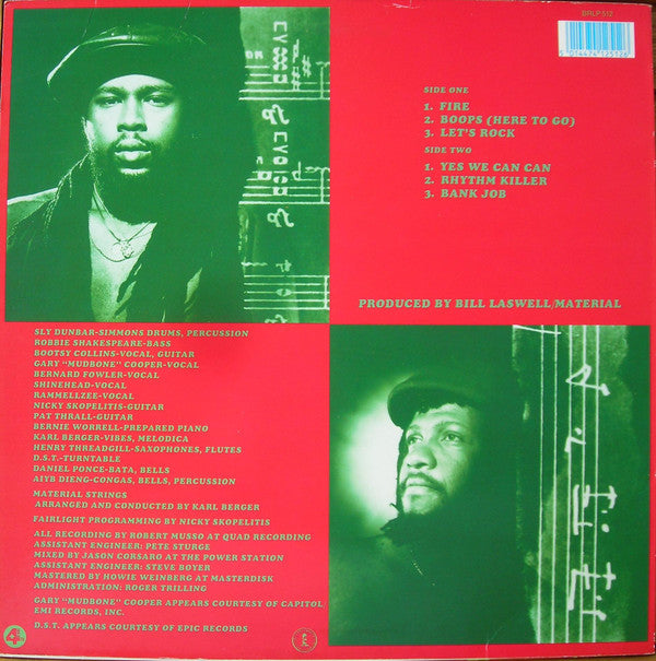 Sly & Robbie - Rhythm Killers - Used Vinyl Record image 2
