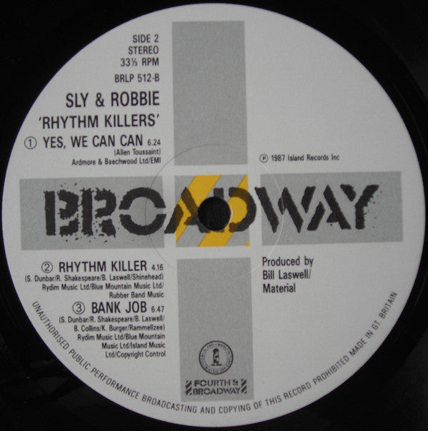 Sly & Robbie - Rhythm Killers - Used Vinyl Record image 4