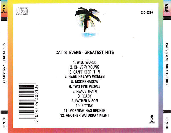 Cat Stevens - Greatest Hits - Used CD image 2