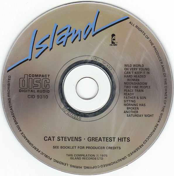 Cat Stevens - Greatest Hits - Used CD image 3