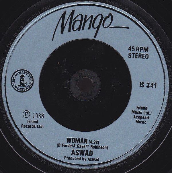 Aswad - Don't Turn Around - Used Vinyl Record 7" image 8