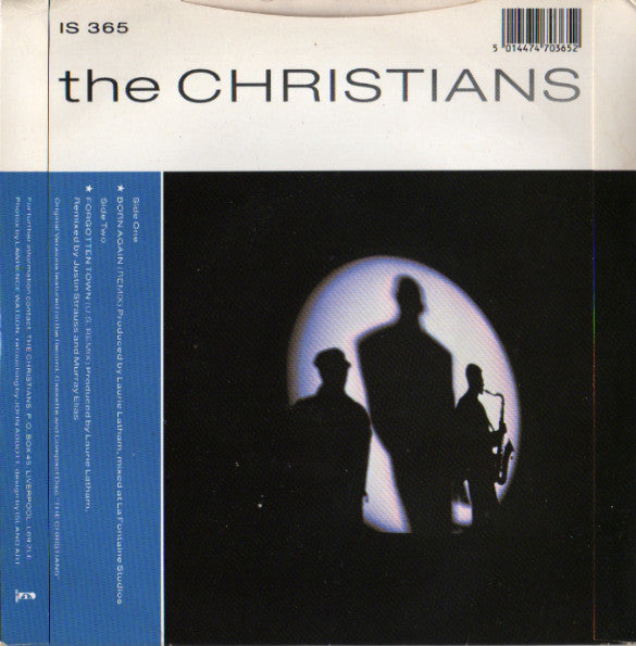 Christians - Born Again (Remix) - Used Vinyl Record 7" image 2