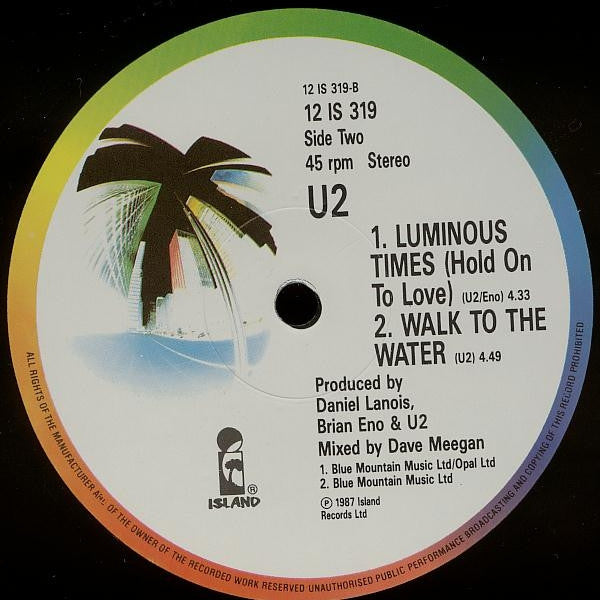 U2 - With Or Without You - Used Vinyl Record 12" image 4