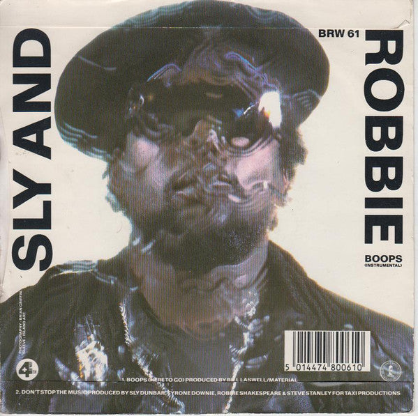 Sly & Robbie - Boops (Here To Go) - Used Vinyl Record 7" image 5
