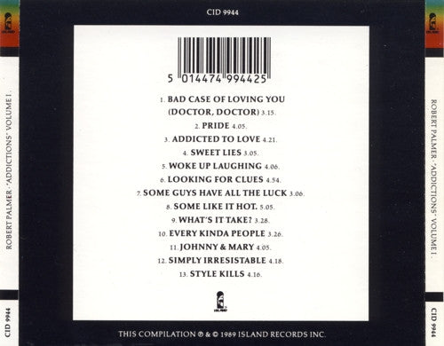 Robert Palmer - Addictions Volume I - Used CD image 7
