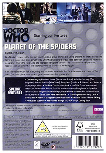 Doctor Who: Planet of the Spiders - DVD image 2