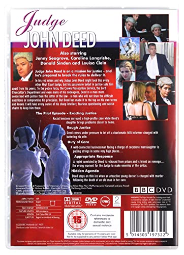 Judge John Deed: Series 1 and Pilot - DVD image 2