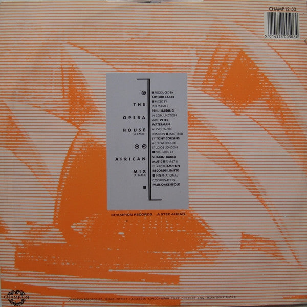 Jack E Makossa - Opera House - Used Vinyl Record 12" image 6