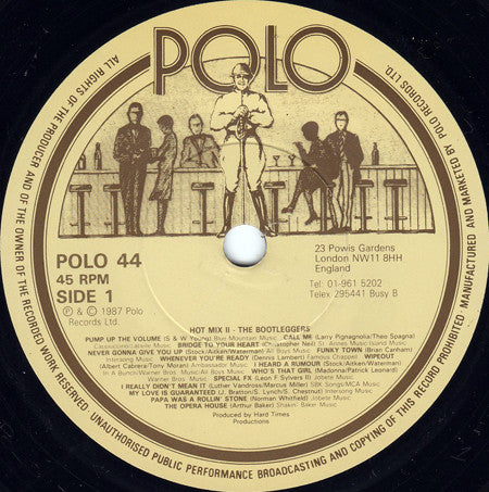 Bootleggers - Hot Mix II - Used Vinyl Record 7" image 7