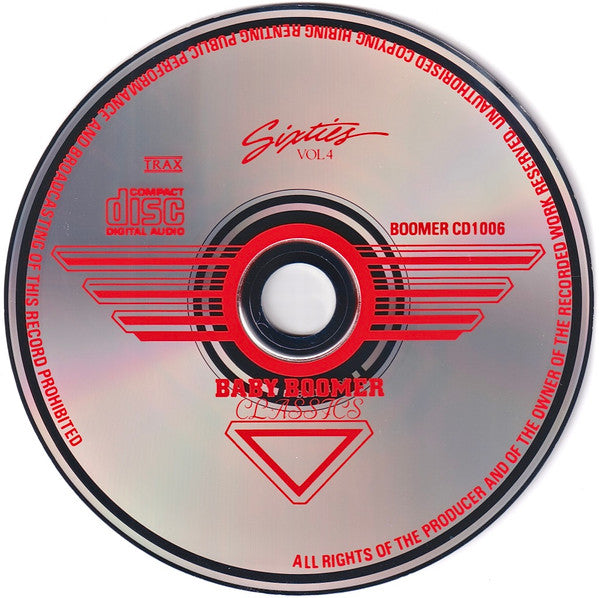 Various - Baby Boomer Classics - The Sixties (Vol 4) - Used CD image 3