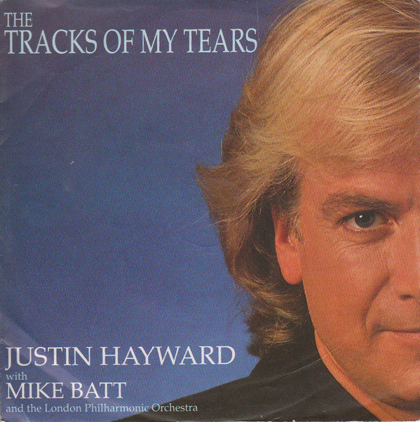 Justin Hayward - Tracks Of My Tears - Used Vinyl Record 7" image 1