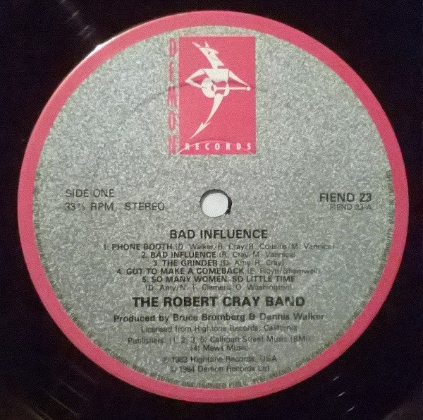 Robert Cray Band - Bad Influence - Used Vinyl Record image 3