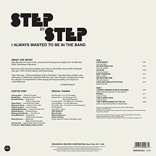 STEP BY STEP - I ALWAYS WANTED TO BE IN THE B - Vinyl Record image 2