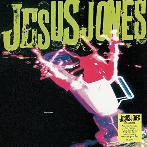 JESUS JONES - Liquidizer (Translucent Green Vinyl) - Vinyl Record image 1
