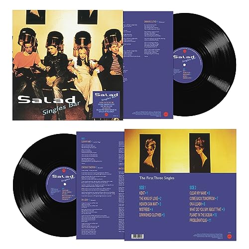 SALAD - Singles Bar (Signed Edition) - Vinyl Record image 2