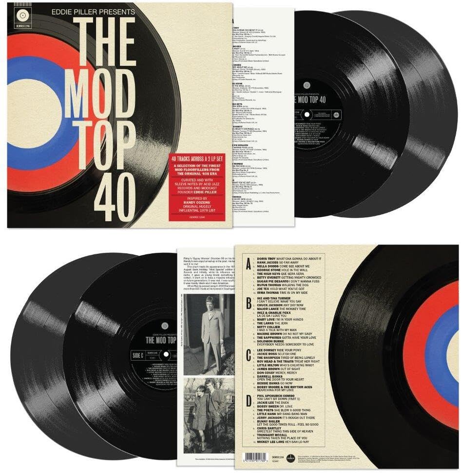 VARIOUS ARTISTS - Eddie Piller Presents The Mod Top 40 - Vinyl Record2 image 1