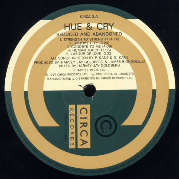 Hue & Cry - Seduced And Abandoned - Used Vinyl Record image 5