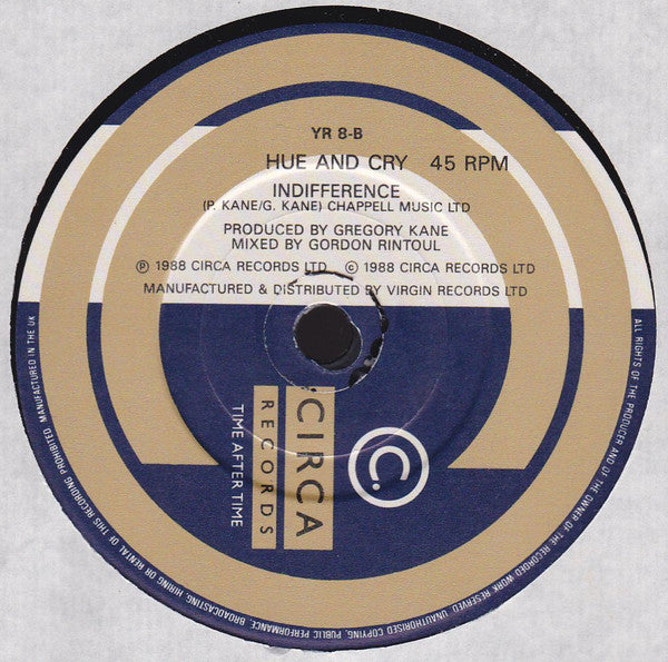 Hue & Cry - I Refuse - Used Vinyl Record 7" image 4