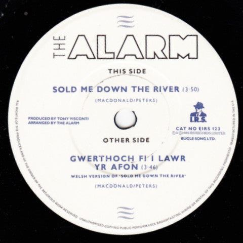 Alarm - Sold Me Down The River - Used Vinyl Record 7" image 9