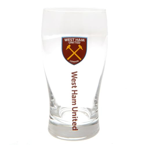 West Ham United FC - Tulip Pint Glass - Pint Glasses & Tumblers image 2