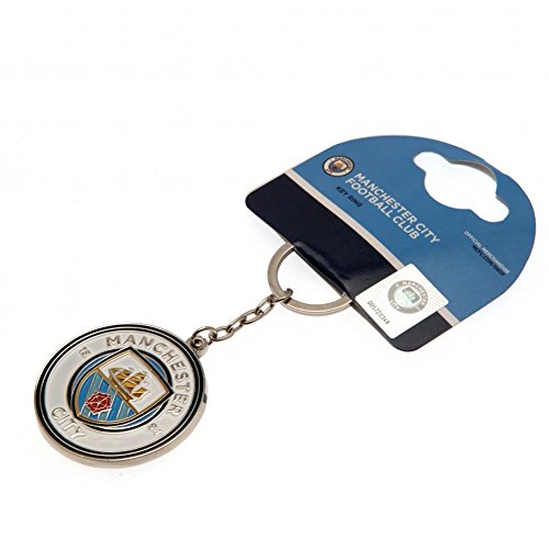 Manchester City FC - Keyring - keyrings - Keyring - Approx 45mm x 45mm image 4