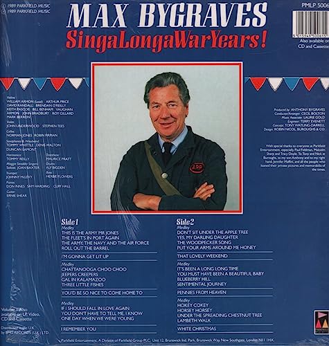 Max Bygraves - SingaLongaWarYears! Volume 2 - Used Vinyl Record image 2