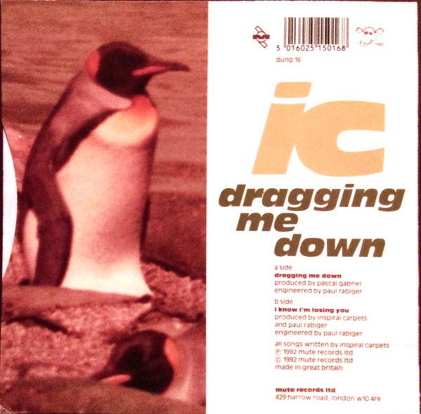 Inspiral Carpets - Dragging Me Down - Used Vinyl Record 7" image 2