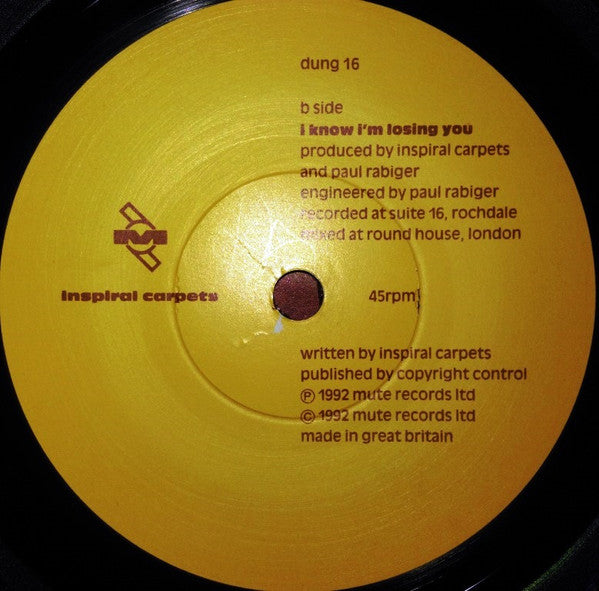 Inspiral Carpets - Dragging Me Down - Used Vinyl Record 7" image 4