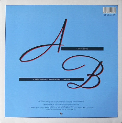 Erasure - Drama! - Used Vinyl Record 12" image 2