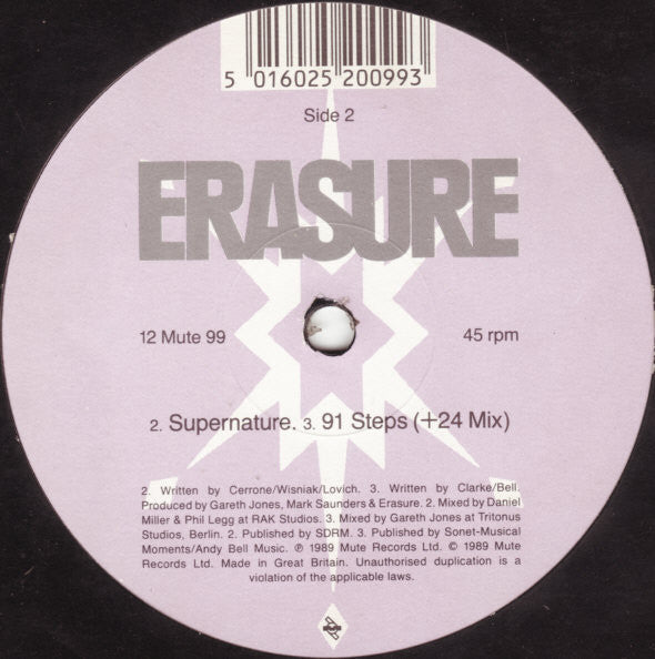 Erasure - You Surround Me - Used Vinyl 12" image 4