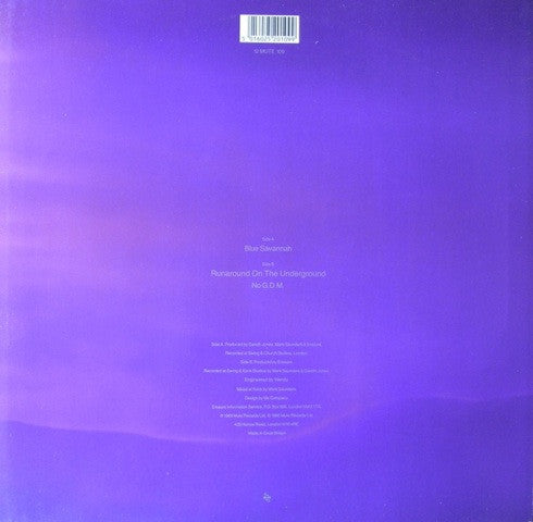 Erasure - Blue Savannah - Used Vinyl Record 12" image 2