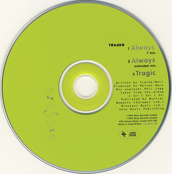 Erasure - Always - Used CD image 9