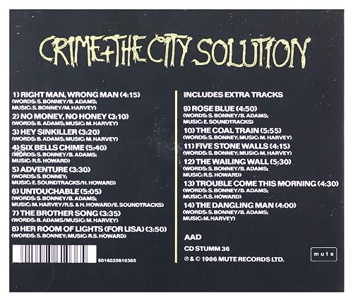 CRIME & THE CITY SOL - ROOM OF LIGHTS - CD ALBUM image 2