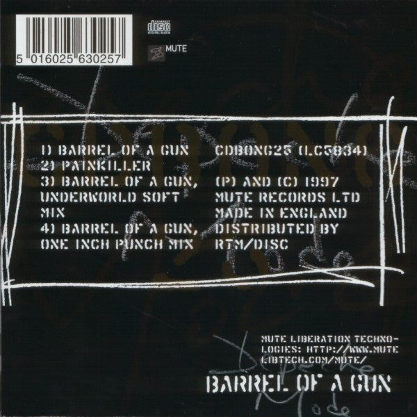 Depeche Mode - Barrel Of A Gun - Used CD image 2