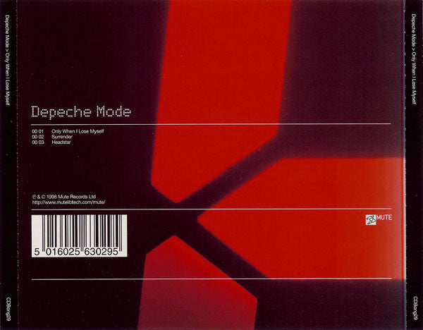 Depeche Mode - Only When I Lose Myself - Used CD image 2