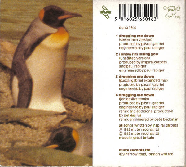 Inspiral Carpets - Dragging Me Down - Used CD image 2