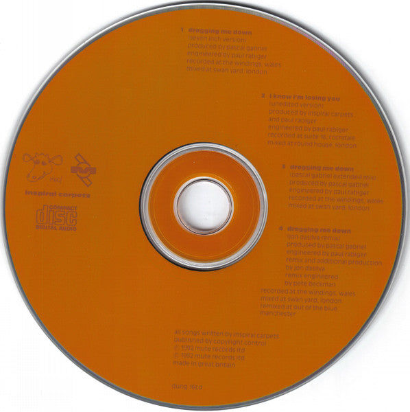 Inspiral Carpets - Dragging Me Down - Used CD image 3
