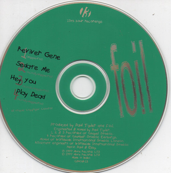 Foil - Reviver Gene - Used CD image 3