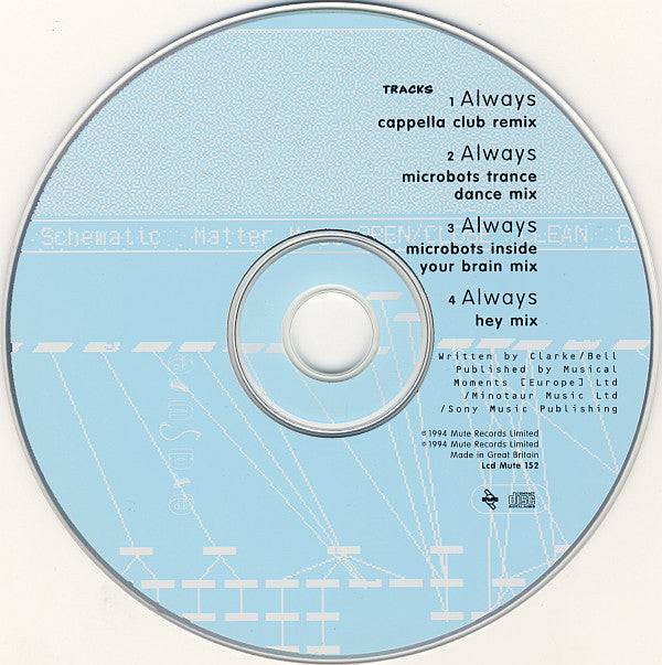 Erasure - Always Remixes - Used CD image 9